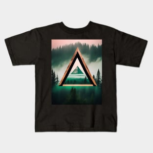 The Mystic Triangle: A Portal to Another World Kids T-Shirt